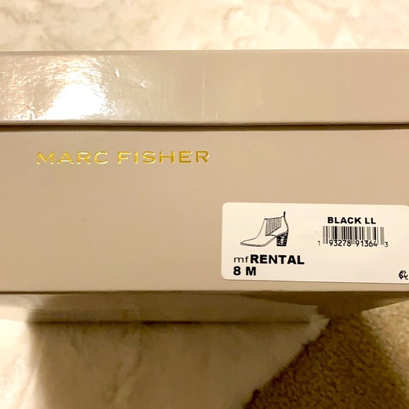 Mark Fisher black Snakeskin pattern booties. - Picture 5 of 5